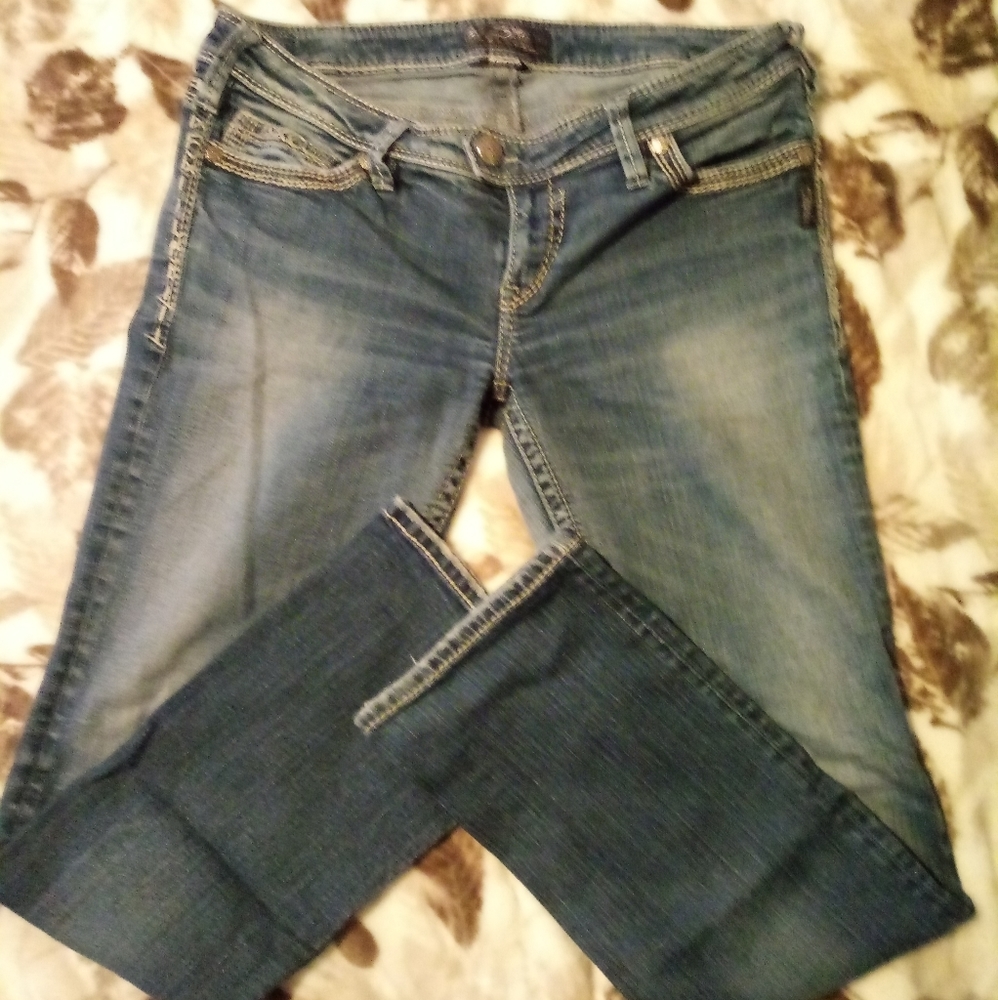 Silver jeans